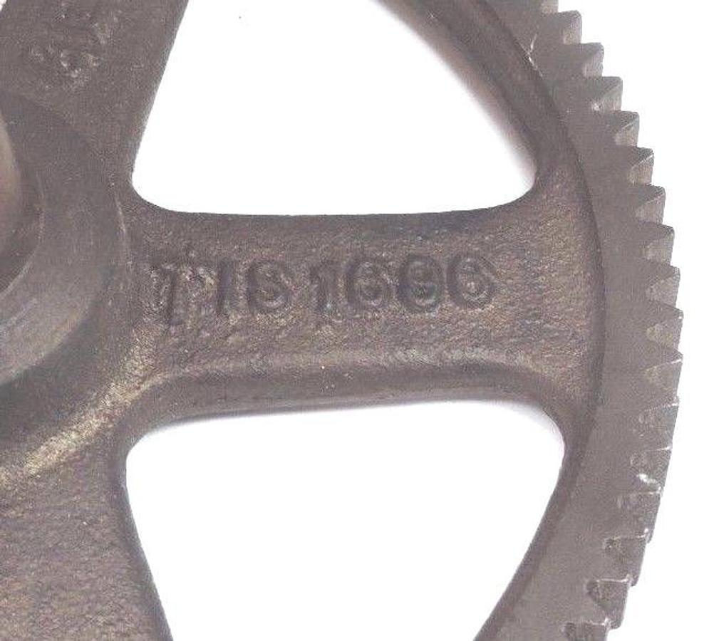 Used OHIO GEAR TIS-1696 SPUR GEAR 96 TEETH, 6.125" O.D. 5/8" BORE WITH ROLLER TIS1696