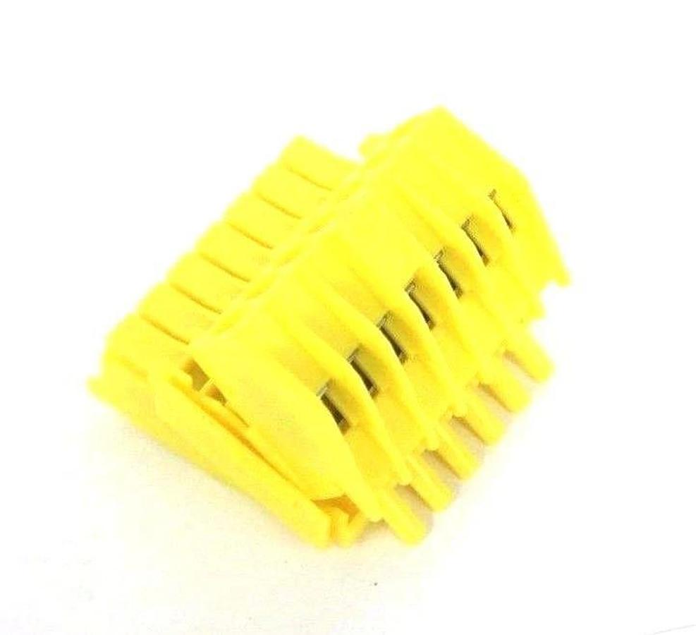 LOT OF 40 NEW GENERIC WPL7 YELLOW CONNECTORS E47048SP