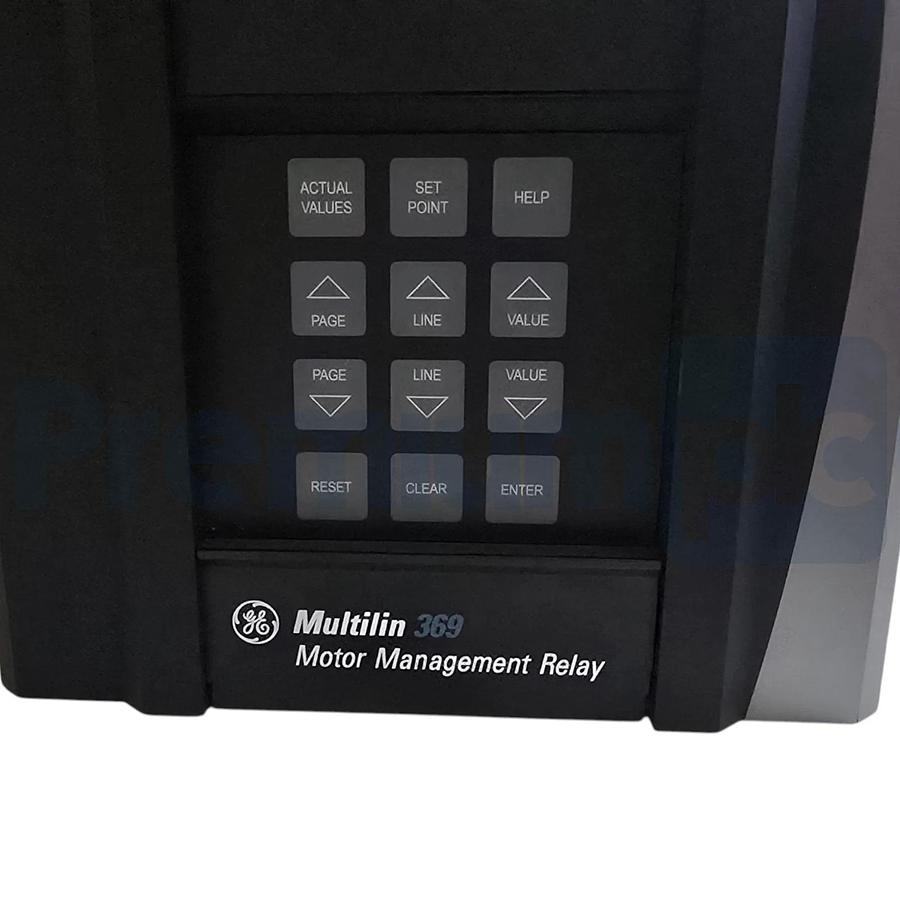 GE Multilin 369-HI-R-M-0-0-H-E Motor Protection Relay 12 RTDs Metering Profibus
