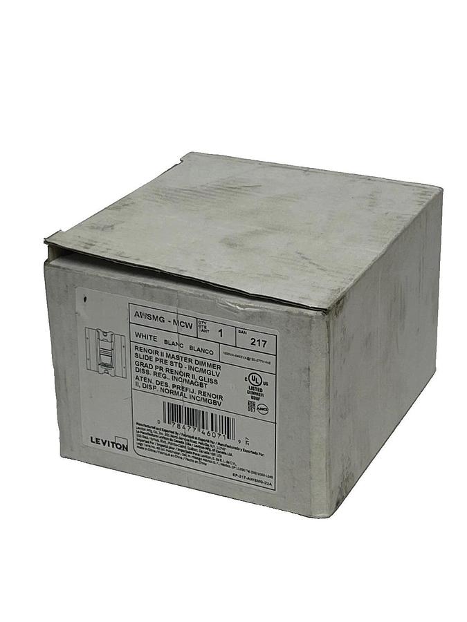 LEVITON AWSMG-MCW Renoir II Master Dimmer | White | 120/277V | NSMP