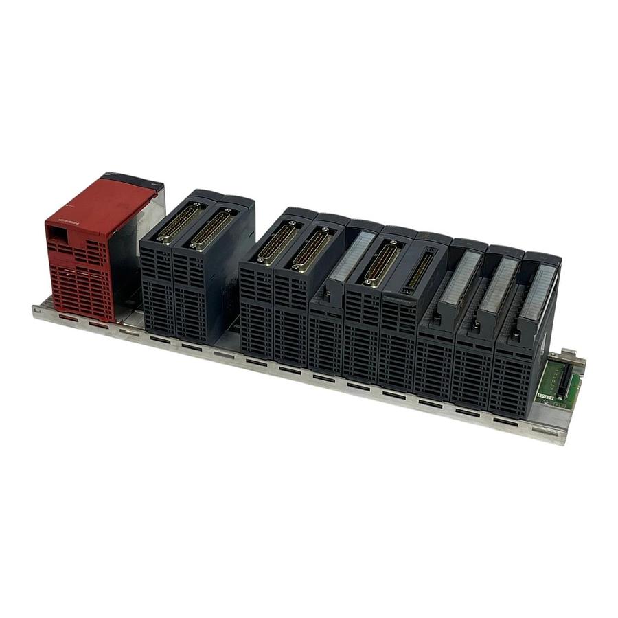 Used MITSUBISHI MELSEC-Q PLC Assembly Q312B Rack Q63P QX81 QX80 QY80 QD62E