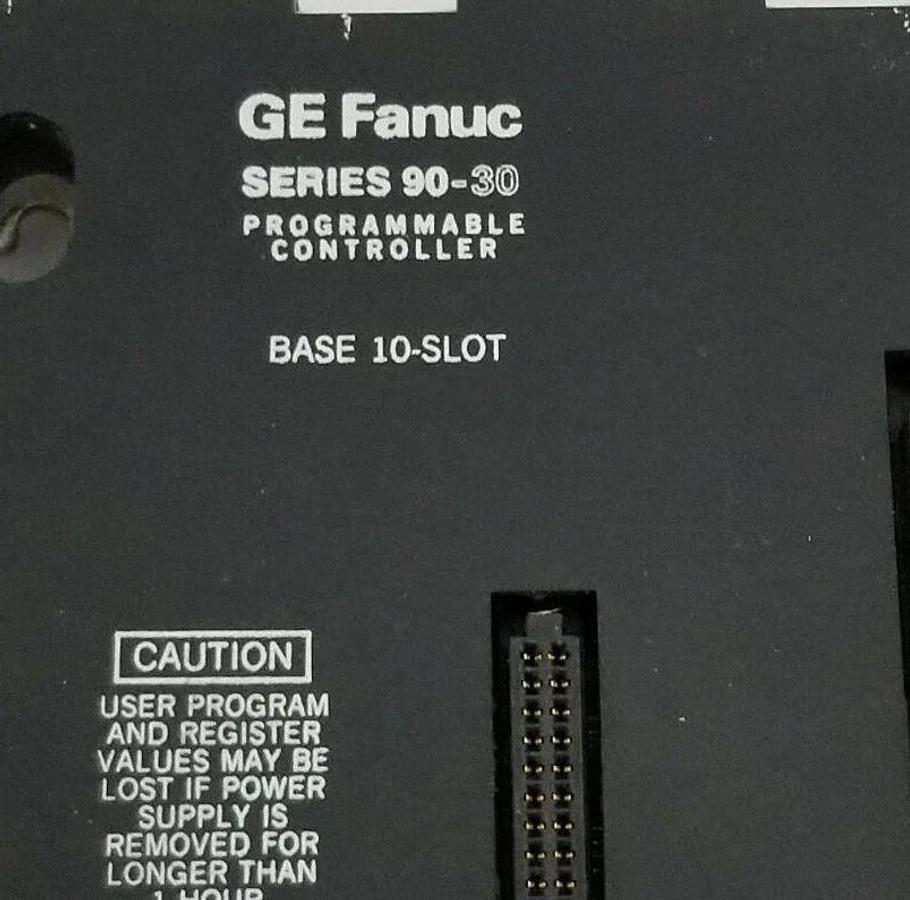 Used GE FANUC IC693CHS391C 10-SLOT BASE PROGRAMMABLE CONTROLLER (DAMAGED)