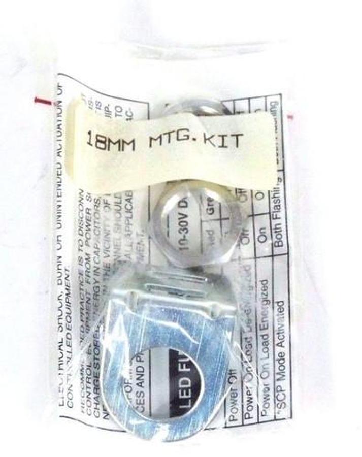 Used NIB NAMCO EE530-70400 PROXIMITY SWITCH 20-230VAC/DC, 18MMX4.0'' W/ MTG. KIT 18MM