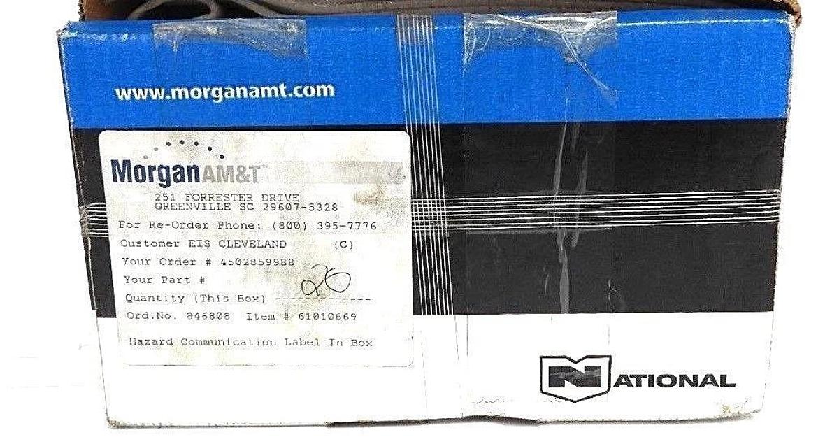 Used CASE OF 19 NEW NATIONAL 61010669 CARBON BRUSHES
