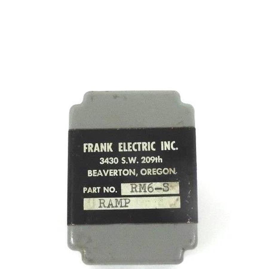 Used FRANK ELECTRIC RM6-S RELAY RAMP MODULE RM6S