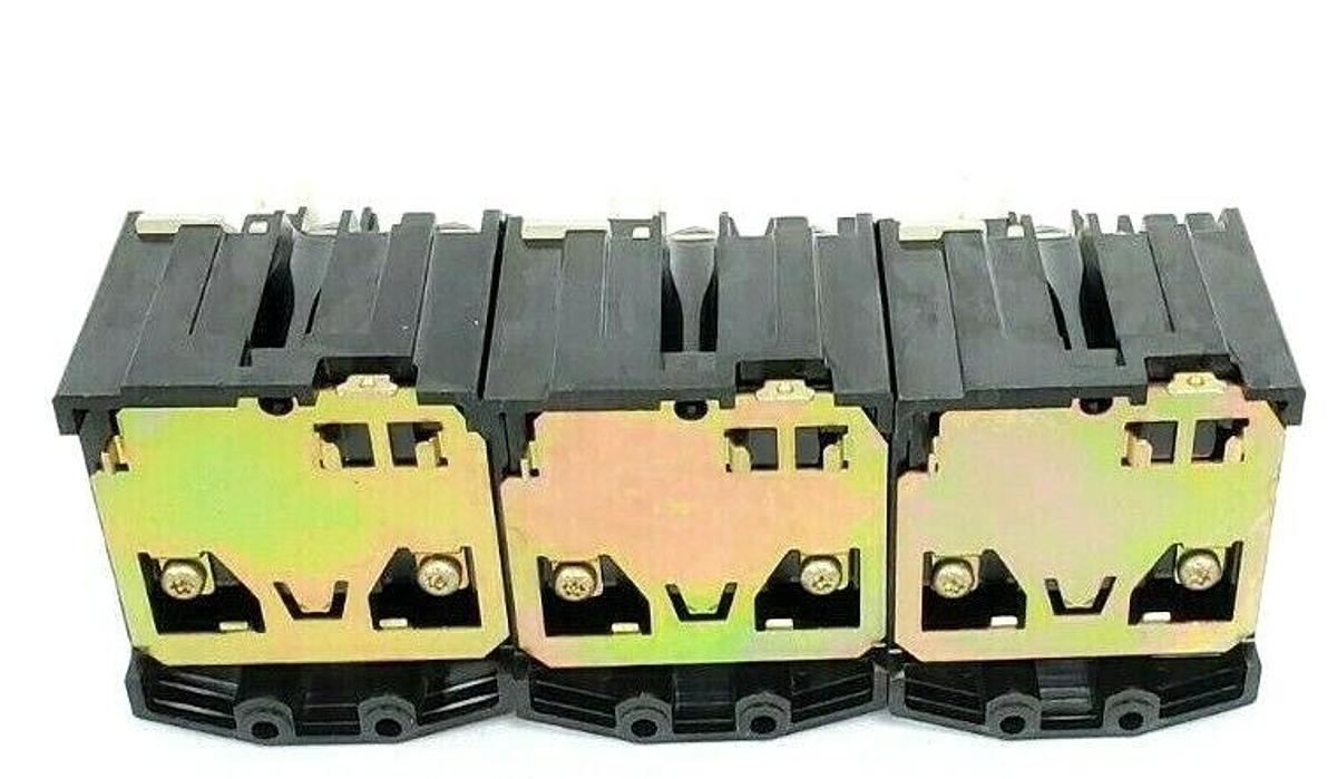 Used LOT OF 3 ALLEN-BRADLEY 592-JOV16 SER. A OVERLOAD RELAYS 3POLE, 120-600VAC