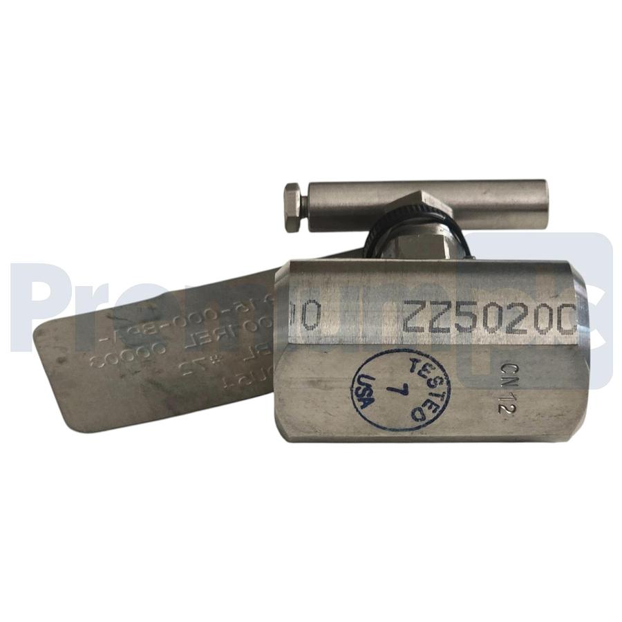 Used Parker PGI V-502-HHG Needle Valve 1/4" NPT Hastelloy C276 6000 PSI V-502HHG