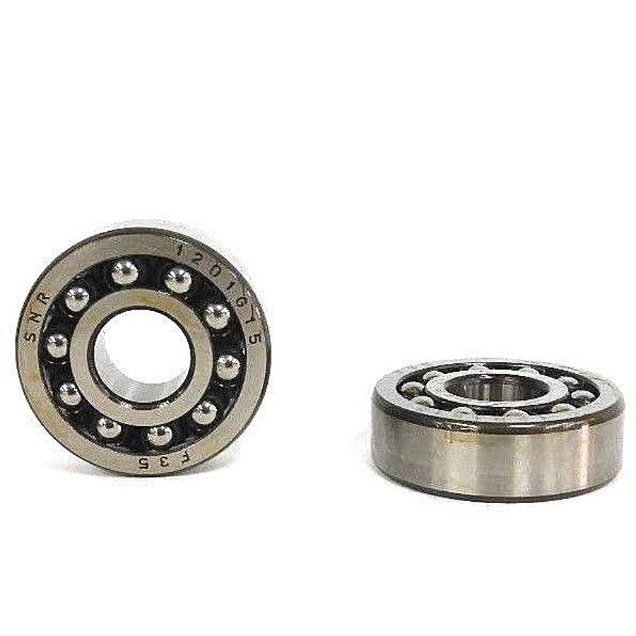 Used LOT OF 2 NEW SNR 1201G15 BALL BEARINGS SELF ALIGNING DOUBLE ROW
