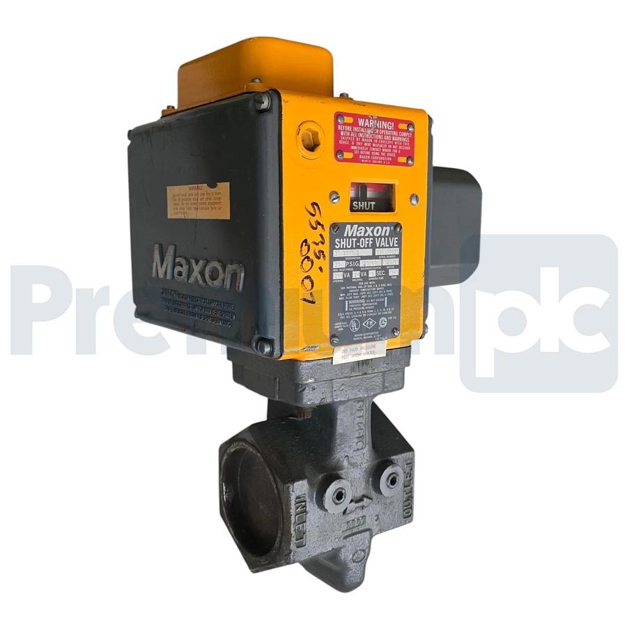 Maxon 3" 5000 2 Safety Shut-Off Valve 30PSIG 120V 6 Sec. New P/N 300SMA11 NSNP