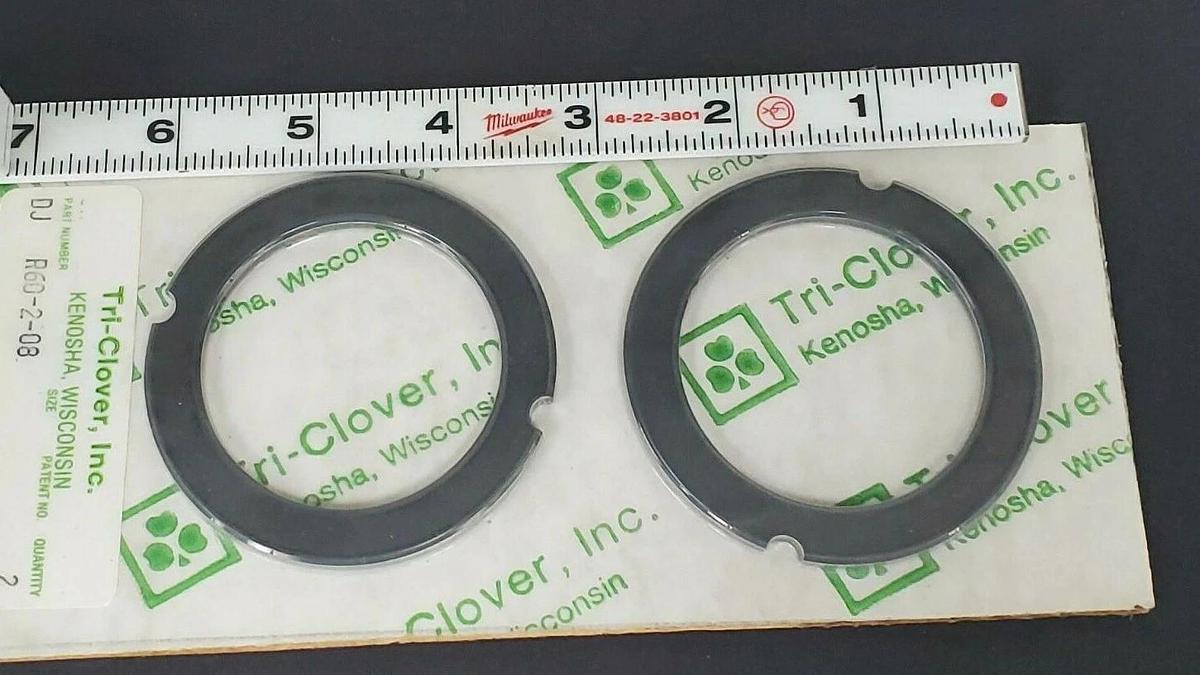 Used LOT OF 2 NEW TRI-CLOVER DJ R60-2-08 CARBON IMPELLERS