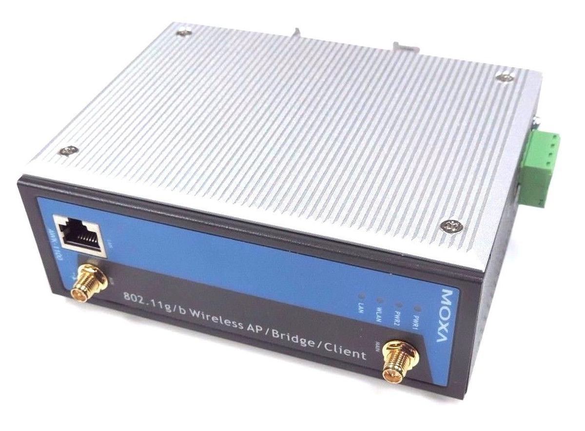 Used NEW MOXA TECHNOLOGIES AWK-1100-US WIRELESS ACCESS POINT REV. 2.1, AWK1100US