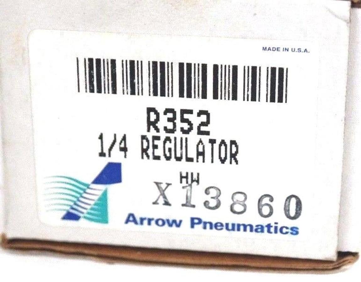 NIB ARROW PNEUMATICS R352 1/4 REGULATOR HW X13860