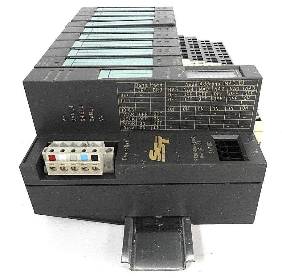 Used SIEMENS 5136-DNS-200S REV. 02.004, 6ES7 138-4CB10-0AB0, 6ES7 131-4BD01-0AA0