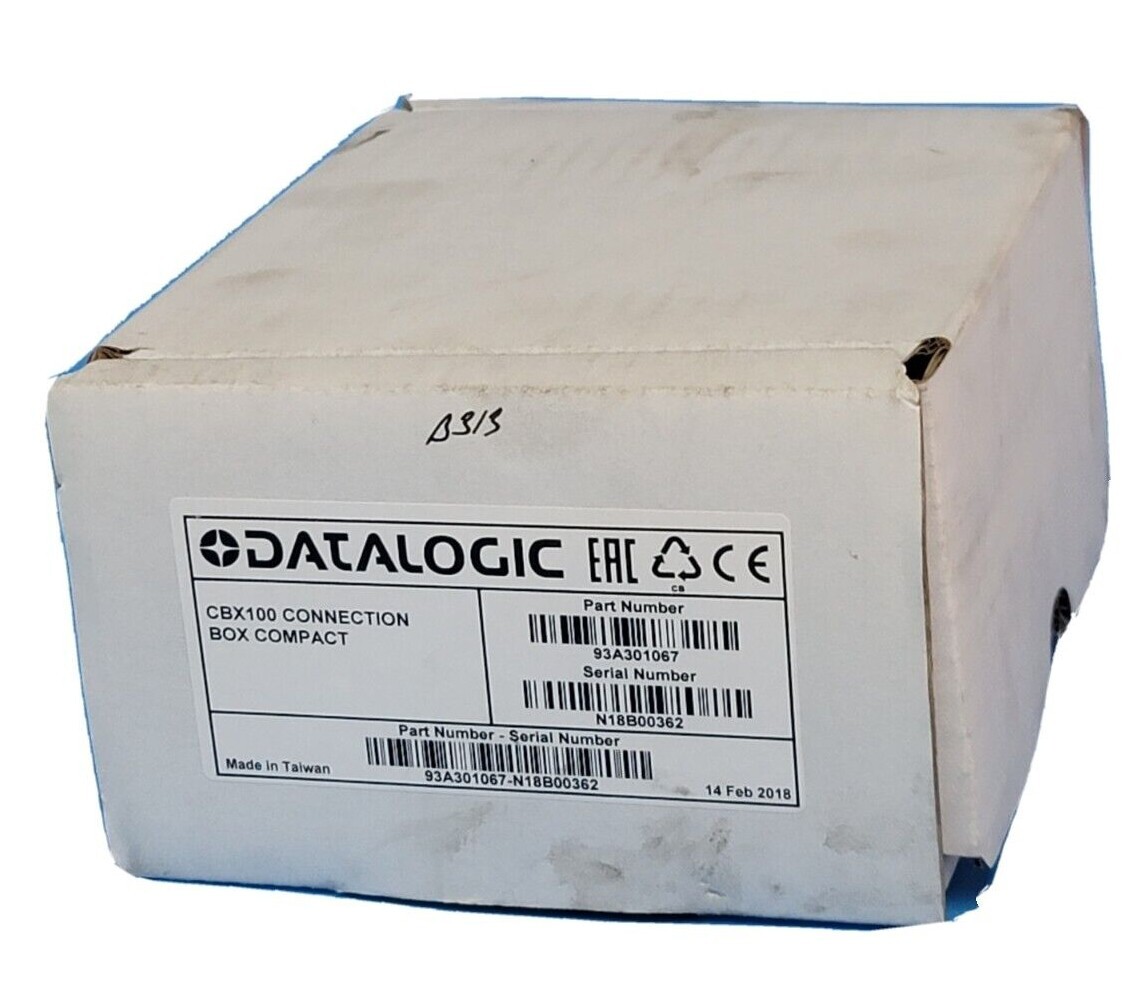 Used NEW DATALOGIC 93A301067 CBX100 CONNECTION BOX COMPACT
