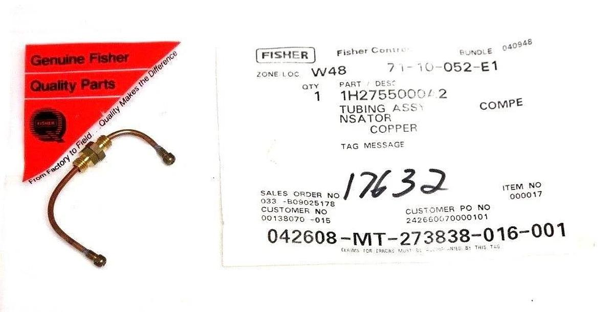 Used NIB FISHER CONTROLS 1H2755000A2 TUBING ASSEMBLY