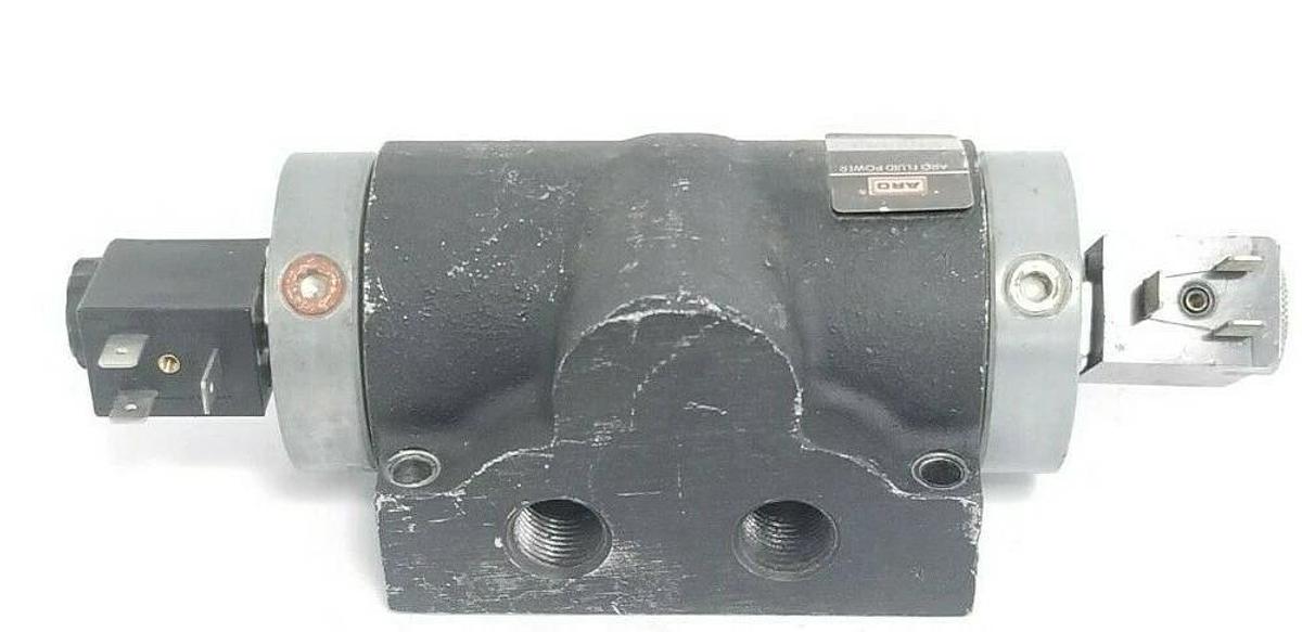 Used INGERSOLL RAND ARO K243SS-120-A VALVE K SERIES 116-218-33 120VAC 50/60HZ
