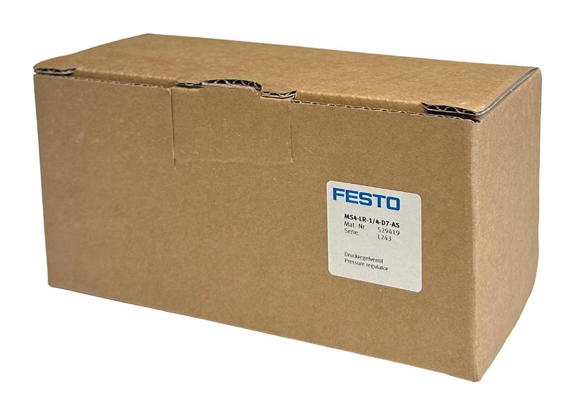 NEW FESTO MS4-LR-1/4-D7-AS / 529419 PRESSURE REGULATOR 1/4'' NPT NSMP