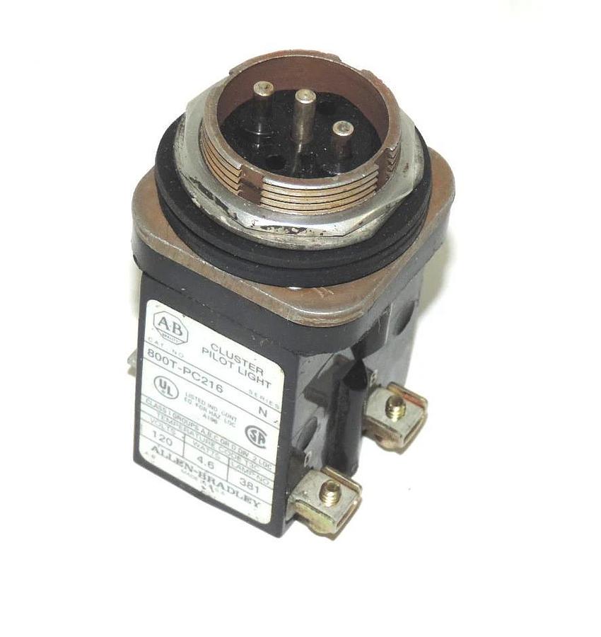 Used ALLEN BRADLEY 800T-PC216 SER. N PILOT LIGHT CLUSTER