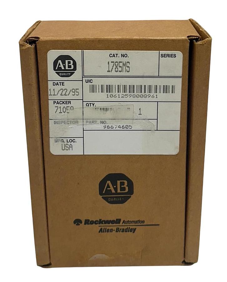 Used ALLEN BRADLEY 1785-MS / 1785MS PLC-5 MEMORY CARTRIDGE 8K RAM 96674605 NSFS