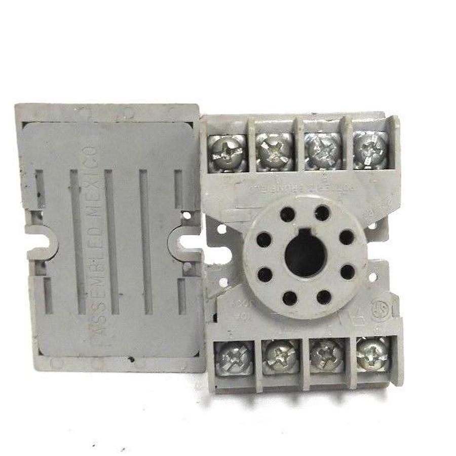 Used LOT OF 12 POTTER & BRUMFIELD 27E122 RELAY SOCKETS 10A 300V