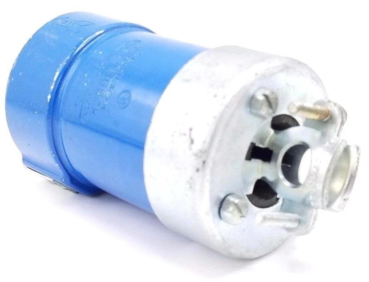 Used HUBBELL 5 WIRE (4 POLE + EQ. GR.) 20A 250 VDC, 30A 600VAC PLUG