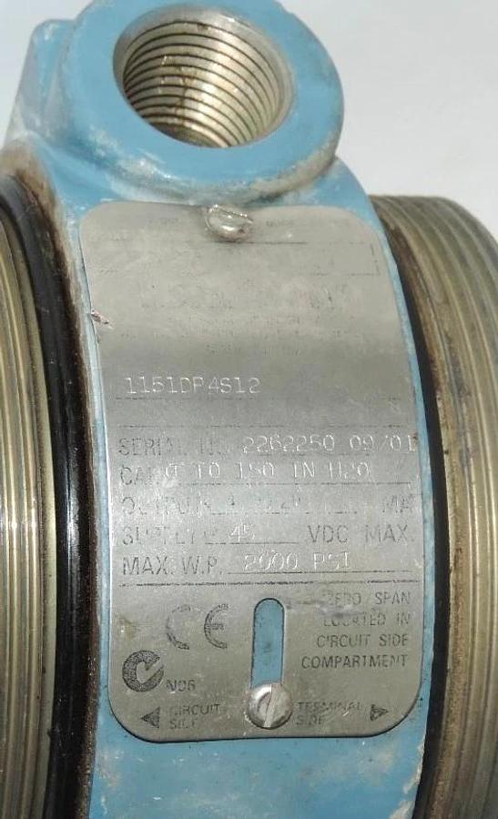 Used ROSEMOUNT 1151 SMART PRESSURE TRANSMITTER 1151DP4S12 W/ 01151-0948-0002