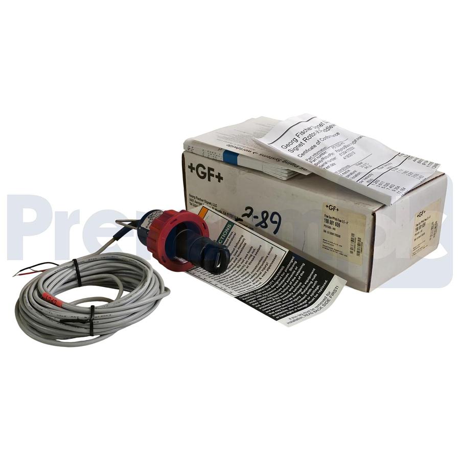 Used GF Signet P51530-H0 | 198801659 Rotor-X Flow Sensor PP/Hastelloy C, 0.5-4" NEW