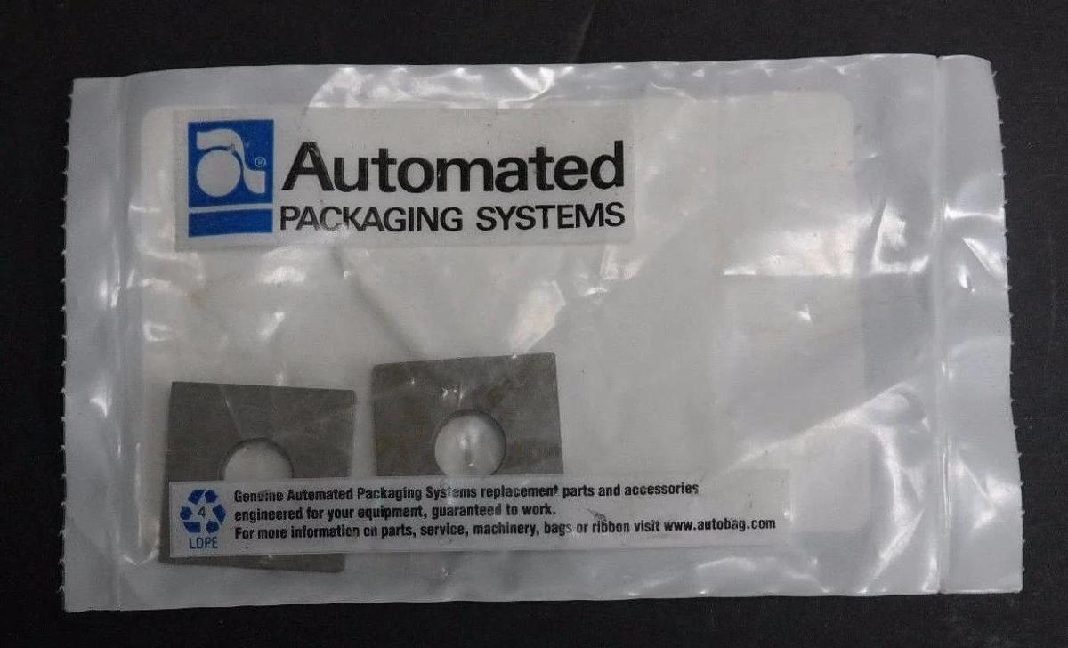 Used NIB AUTOMATED PACKAGING SYSTEMS 70737A1 SPACER, SMALL CONVERSION (QTY: 2)