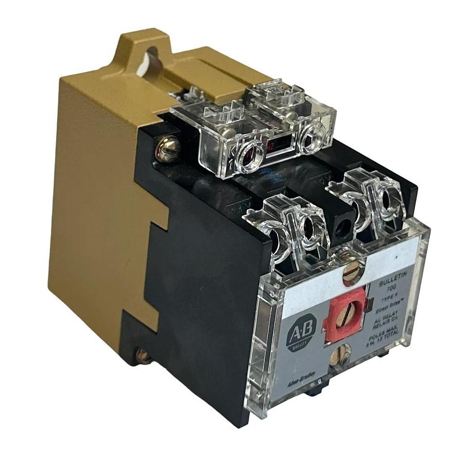 Used ALLEN BRADLEY 700-P400A1 /D Direct Drive BULLETIN 700 TYPE P AC RELAY 120-600VAC