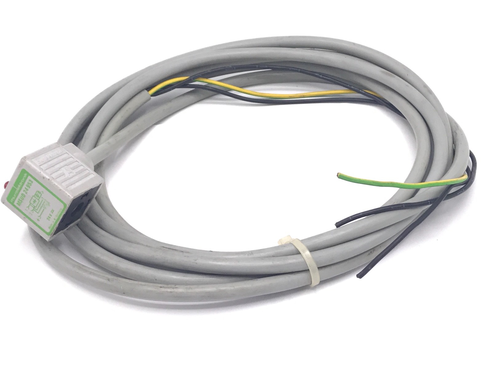 Used MURR ELEKTRONIK MSUD 24953 VALVE PLUG CORD SET 24V