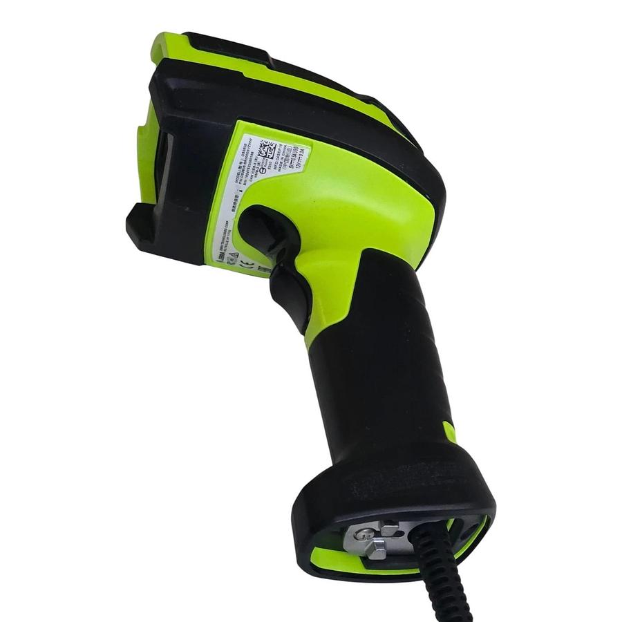 Used ZEBRA DS3608-SR Ultra-Rugged Corded 1D/2D Barcode Scanner W/Coiled RS232 Cable