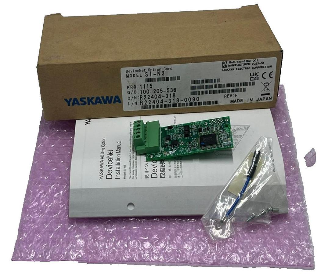 Used YASKAWA SI-N3 DeviceNet Option Card Communication Module V1000 A1000 GA800, NSMP