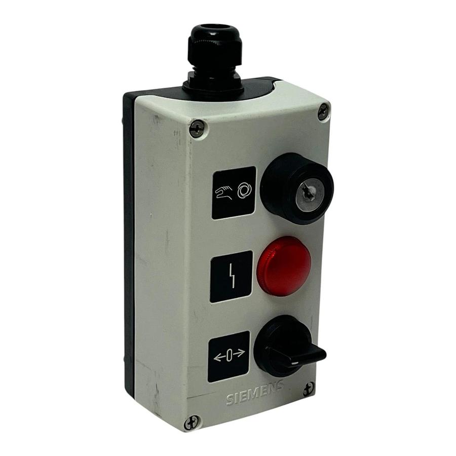 Siemens SIRIUS 3SF5813-0AZ AS-Interface 3-Button Control Station Enclosure AS-i