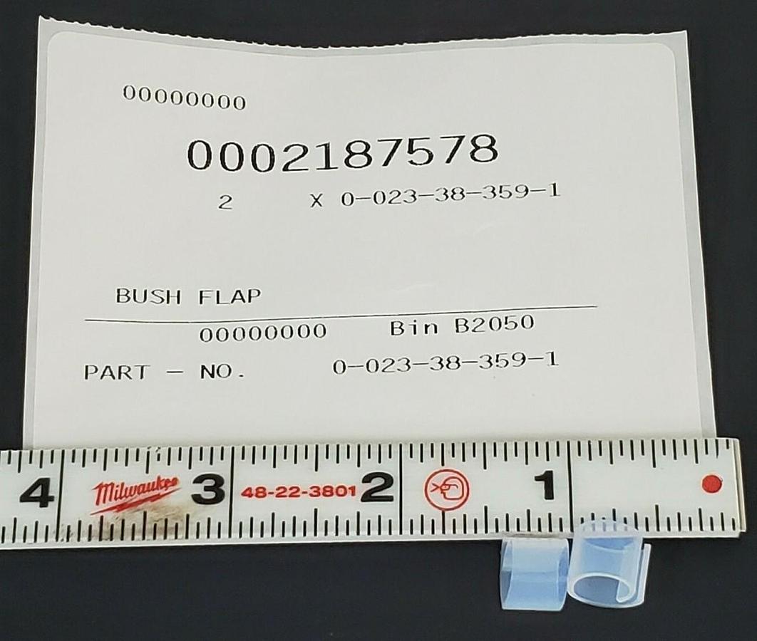 LOT OF 2 NEW KRONES 0-023-38-359-1 BUSH FLAPS 0023383591, 0002187578