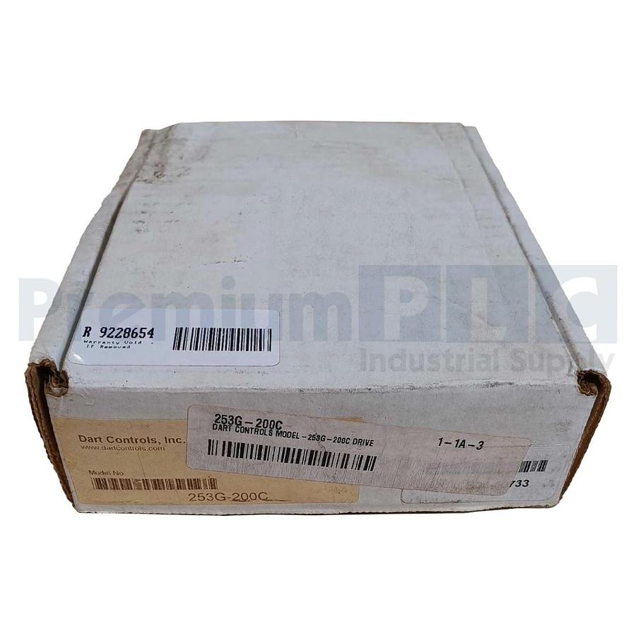 Used NEW DART CONTROLS INC 253G-200C DC SPEED CONTROL 2HP NEMA 4 IN:120/240VAC NSMP