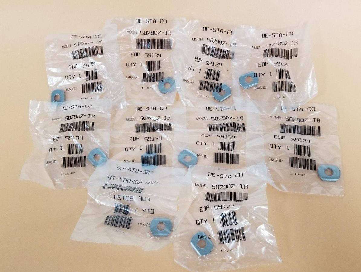 Used LOT OF 10 NEW DE-STA-CO 507907-IB EDP 59134 WASHERS 5/16 SS