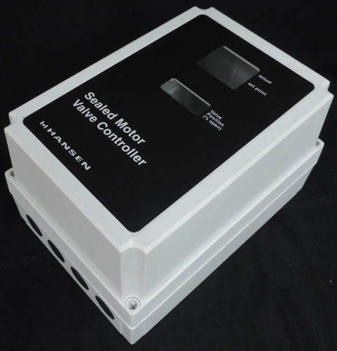 Used HANSEN PCMTF SEALED MOTOR VALVE CONTROLLER ENCLOSURE, **ENCLOSURE ONLY**