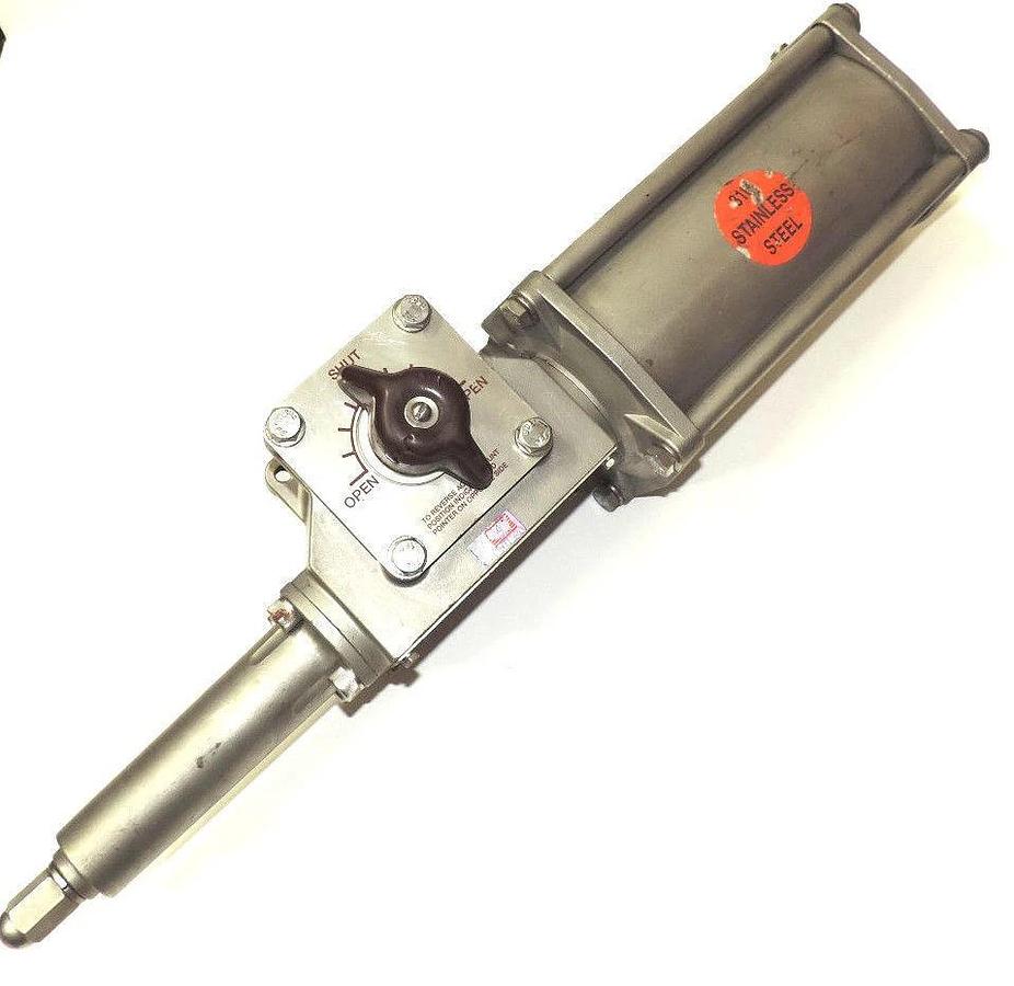 KEYSTONE CONTROLS M23SR-60 MORIN ACTUATOR ALL STAINLESS STEEL MAX PRESS. 120 PSI