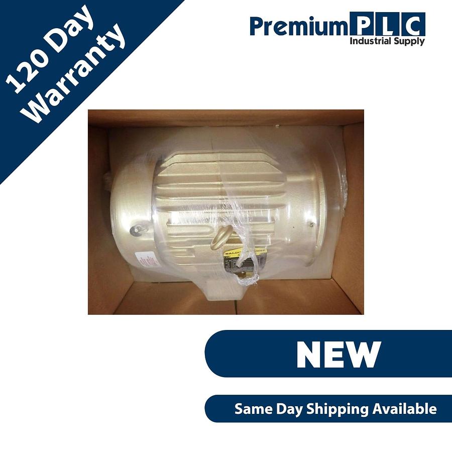 Used NEW BALDOR RELIANCE / ABB CEM3661T SUPER-E MOTOR 3HP, 1760RPM, 3PH, 60HZ, 182TC