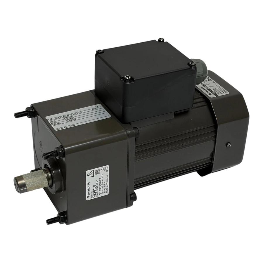 Panasonic M9MZ90GK4YGA Induction Motor with MZ9G15B Gear Head 90W 3 Phase