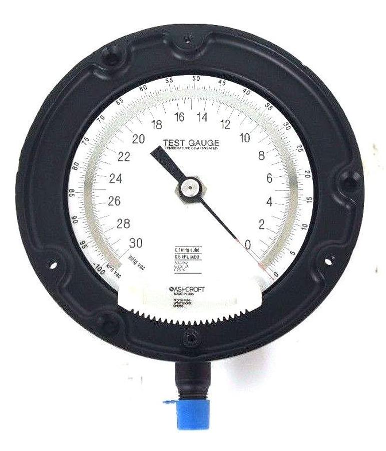 Used NIB ASHCROFT 45 1082AS 02L 4-1/2" TEST GAUGE 451082AS02L 1NA14382-017