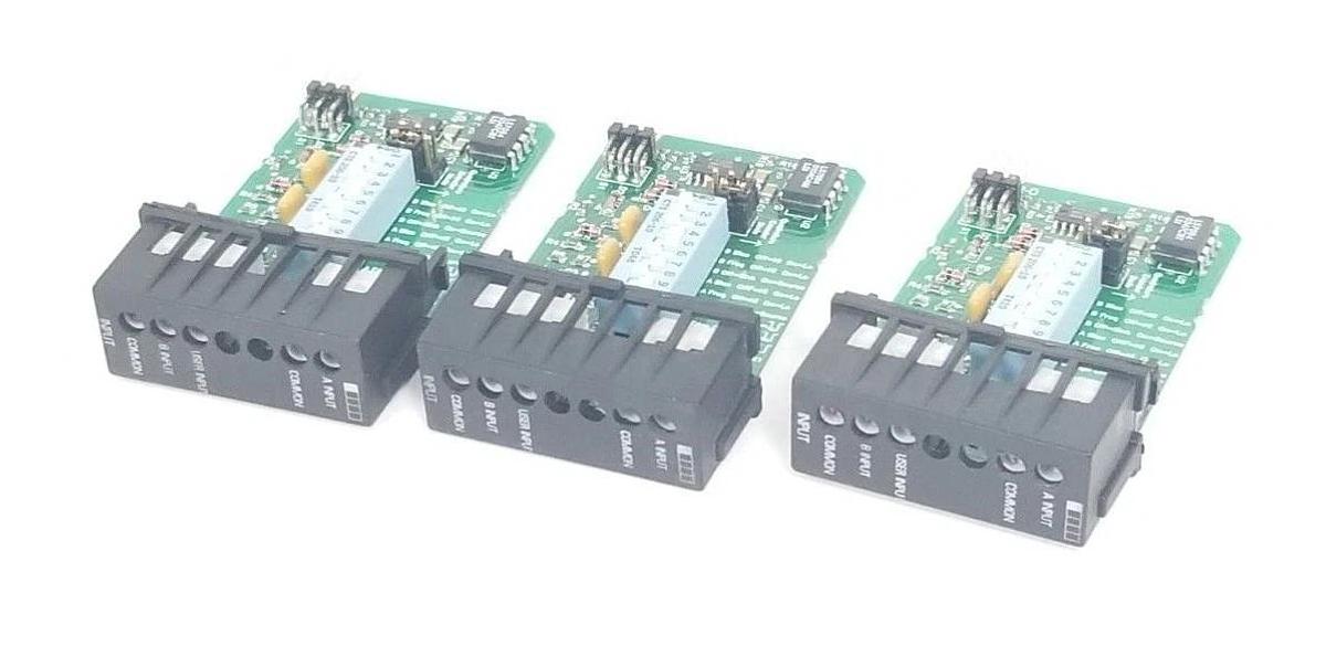 Used LOT OF 3 SIMPSON / GOODMAN 06-116396 INPUT BOARDS REV. 3, 06116396