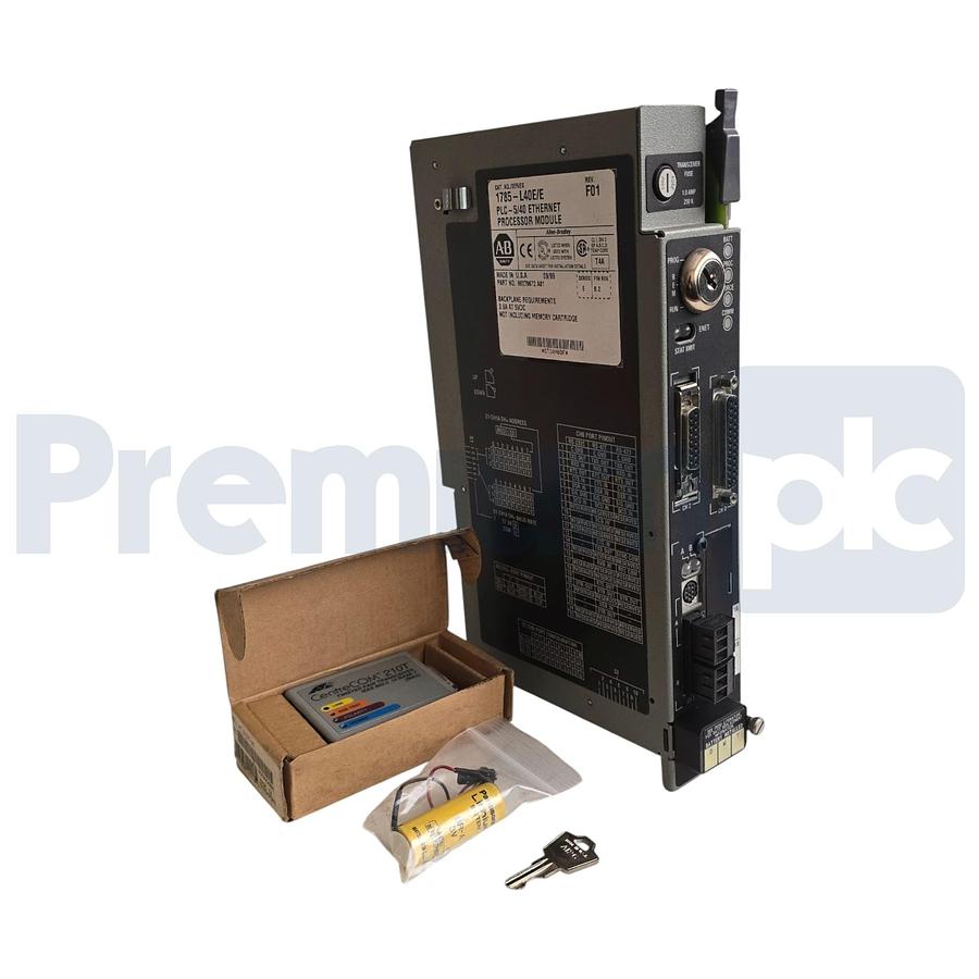 Used Allen-Bradley 1785-L40E/E PLC-5/40 Ethernet Processor Module FW B.2 REV F01 NSNP