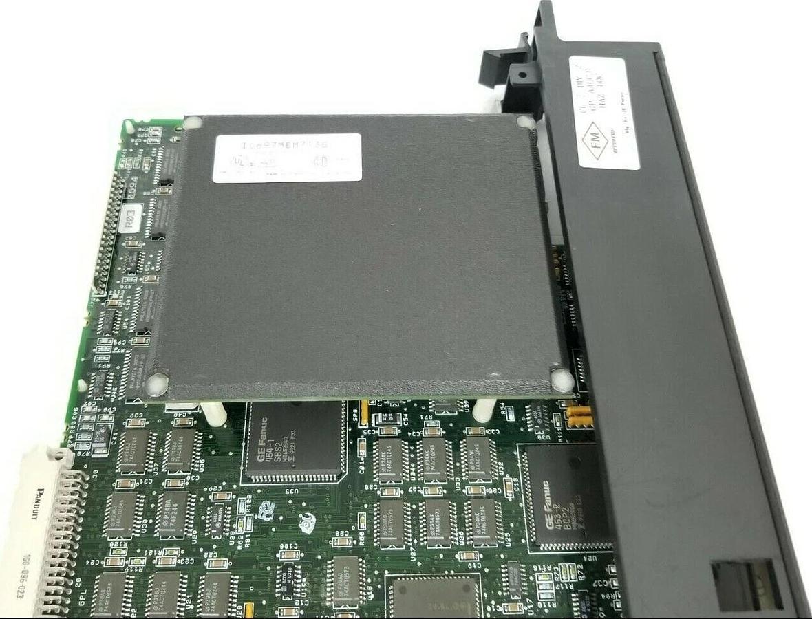 Used GE FANUC IC697CPU771R CPU MODULE W/ IC697MEM713B 64KB CMOS MEM. CARD IC697CPU771