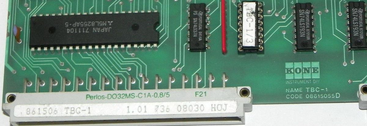 Used KONE VALMET AUTOMATION 861506 TBC-1 MODULE KONE CODE 08615055D