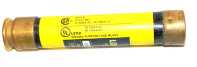 Used LOT OF 2 BUSSMANN LPS-RK-50SP LOW-PEAK DUAL ELEMENT FUSES LPSRK50SP