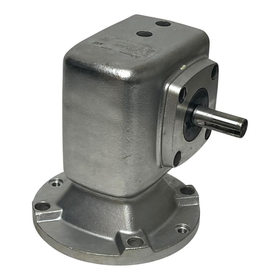 Used Boston Gear SSF715-30K-B5-JS1 Stainless Worm Gear Speed Reducer 30:1