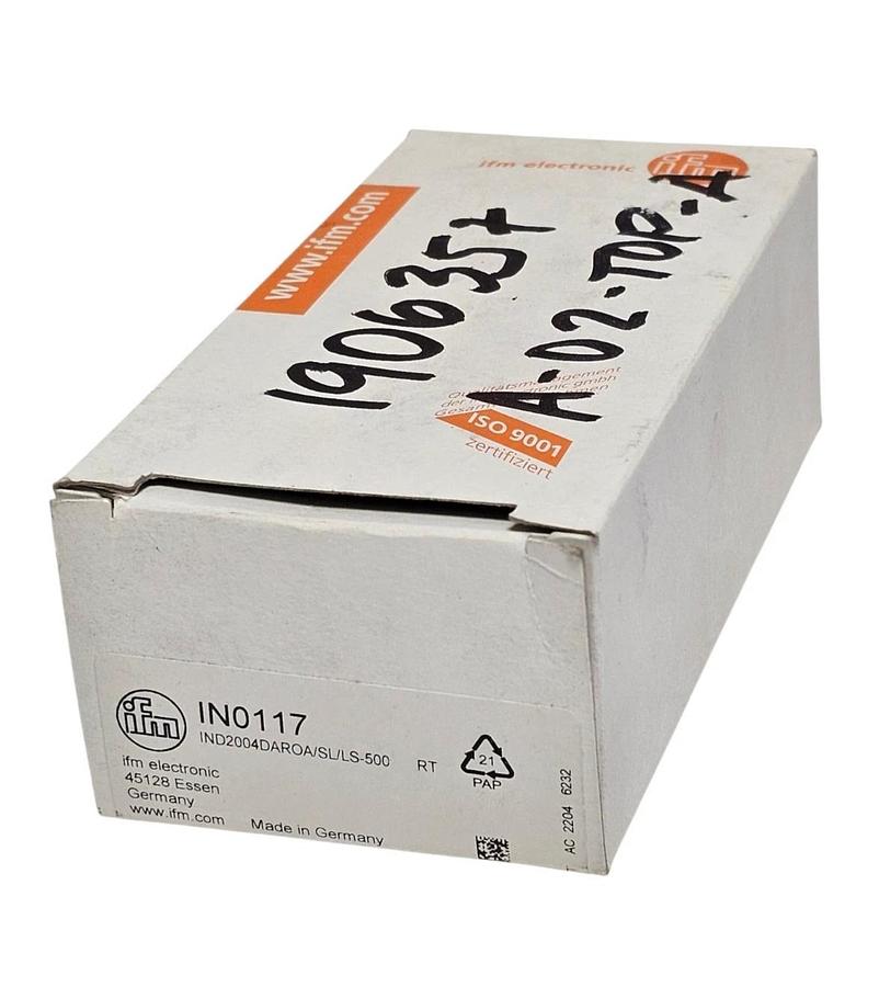 NIB IFM IND2004DAROA/SL/LS-500 RT PROXIMITY SENSOR IN0117 4mm 200mA