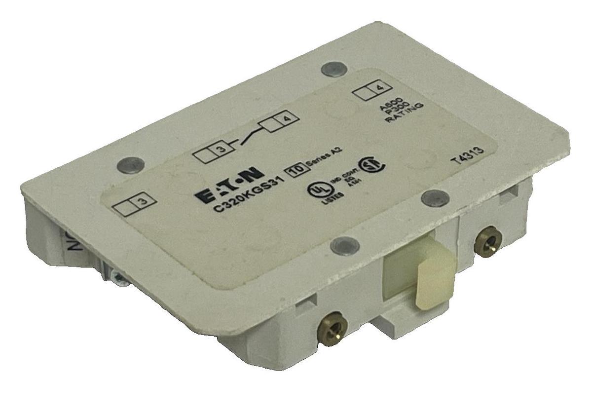 Used EATON C320KGS31 Series A2 Base Auxiliary Contact 1 NO Freedom IEC Contactor NSMP