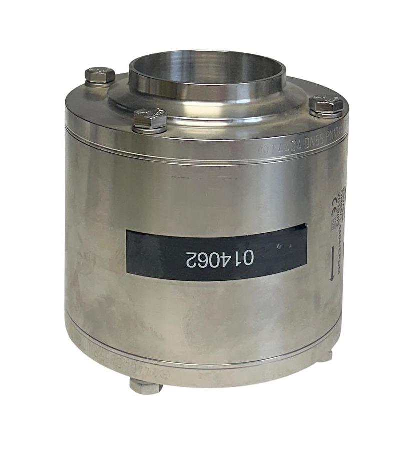 Used PENTAIR SUDMO 2307986 SANDWICH STYLE NON-RETURN VALVE DN65/1.4404/EPDM NSNP
